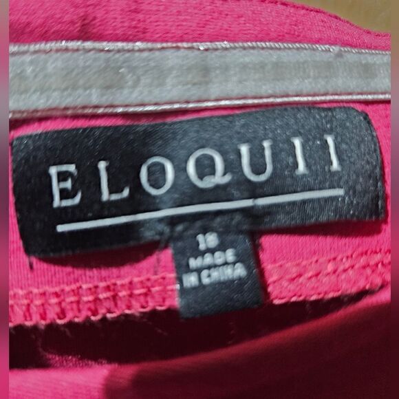 ELOQUII Ruffled Sleeve Off the Shoulder Dress - Size 18 - Picture 9 of 9